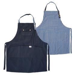 The Apres Supply Co The FiveTop Classic Reversible BBQ Apron Recycled Cotton with Brass Snaps250