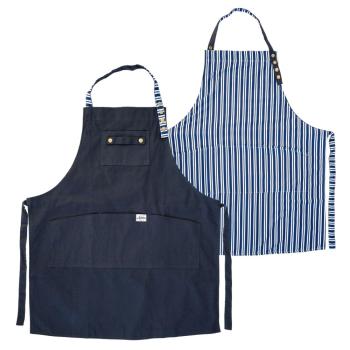 The Apres Supply Co The FiveTop Classic Reversible BBQ Apron Recycled Cotton with Brass Snaps350