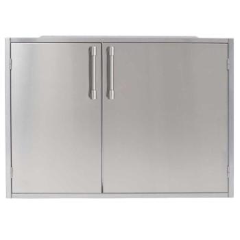 Alfresco Grills 30 x 33 Inch Stainless Steel Enclosed Water Resistant Dry Storage Pantry Stainless Steel AXEDSP 30H350