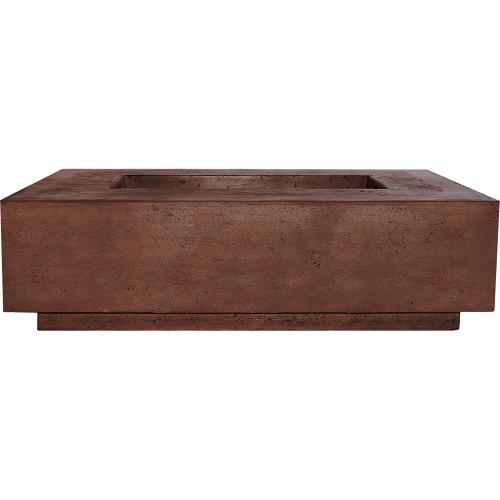 Prism Hardscapes Tavola 1 56 Inch 65000 BTU Propane Gas Rectangular Fire Pit Table   Cafe