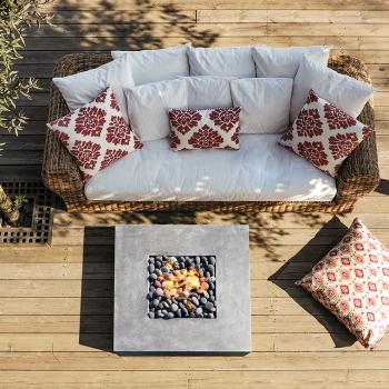 Prism Hardscapes Tavola 42 Inch Gas Fire Pit Table Top PH 427 4NG350