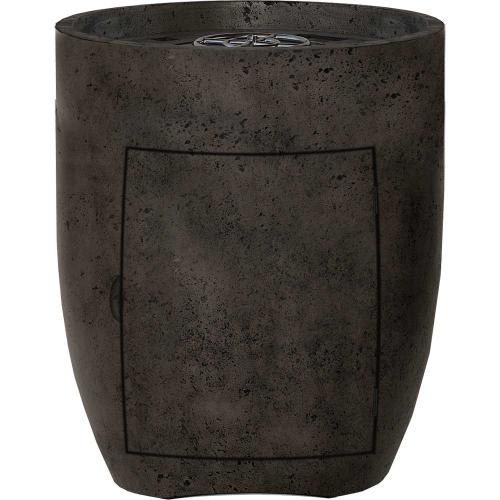 Prism Hardscapes Pentola 3 24 Inch Round 65000 BTU Propane Gas Fire Pit Bowl   Ebony