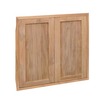 Pacific Teak Millworks Shaker Style 30 Inch x 28 Inch Teak Wood Full Height Double Access Door350