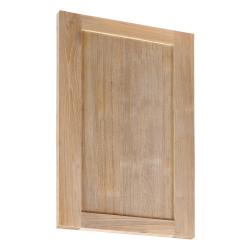 Pacific Teak Millworks Shaker Style 24 Inch Height Teak Wood Upper Wall Cabinet End Panel250