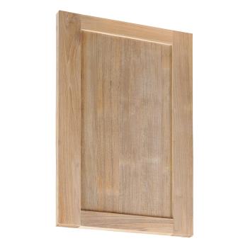 Pacific Teak Millworks Shaker Style 24 Inch Height Teak Wood Upper Wall Cabinet End Panel350