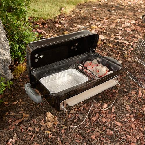 Weber Grills Go Anywhere 19 Inch Portable Charcoal Grill   Black