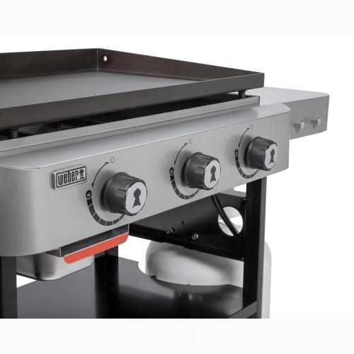Weber Grills 28 Inch Rust Resistant 3 Burner Freestanding Propane Gas Commercial Style Flat Top Griddle