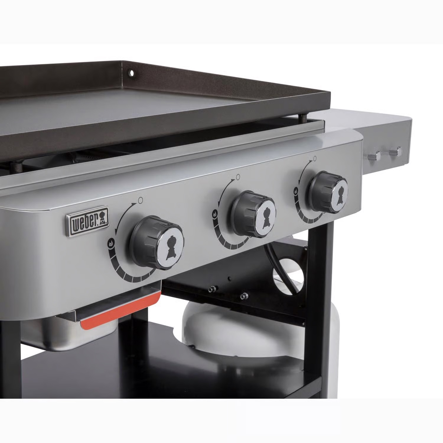 Weber Grills 28 Inch Rust Resistant 3 Burner Freestanding Propane Gas Commercial Style Flat Top Griddle