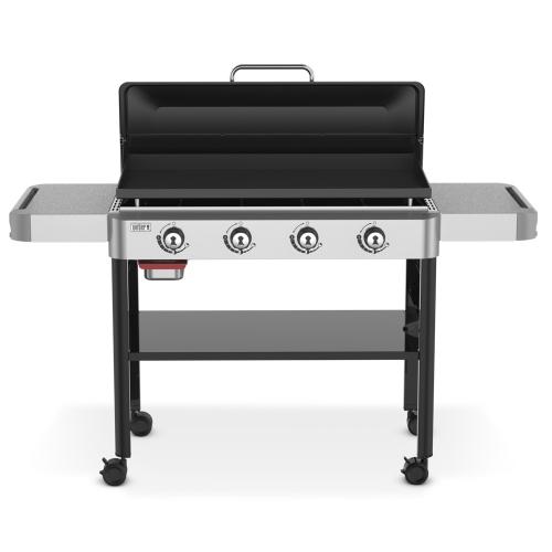 Weber Grills 36 Inch Rust Resistant 4 Burner Freestanding Propane Gas Commercial Style Flat Top Griddle