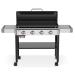 Weber Grills 36 Inch Rust Resistant 4 Burner Freestanding Propane Gas Commercial Style Flat Top Griddle