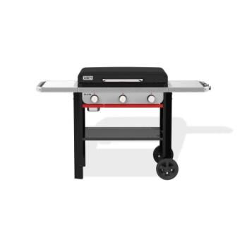 Weber Grills Slate 28 Inch Rust Resistant 3 Burner Freestanding Propane Gas Commercial Style Flat Top Griddle 1501345350
