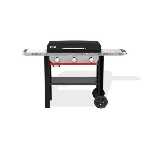Weber Grills Slate 28 Inch Rust Resistant 3 Burner Freestanding Propane Gas Commercial Style Flat Top Griddle