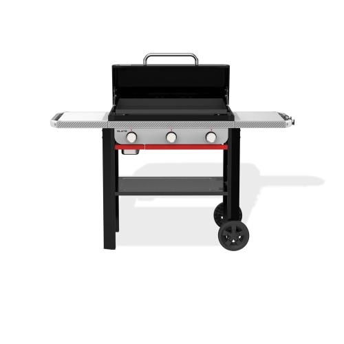 Weber Grills Slate 28 Inch Rust Resistant 3 Burner Freestanding Propane Gas Commercial Style Flat Top Griddle