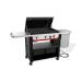 Weber Grills Slate 30 Inch Rust Resistant 3 Burner Freestanding Natural Gas Commercial Style Flat Top Griddle