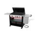Weber Grills Slate 30 Inch Rust Resistant 3 Burner Freestanding Natural Gas Commercial Style Flat Top Griddle