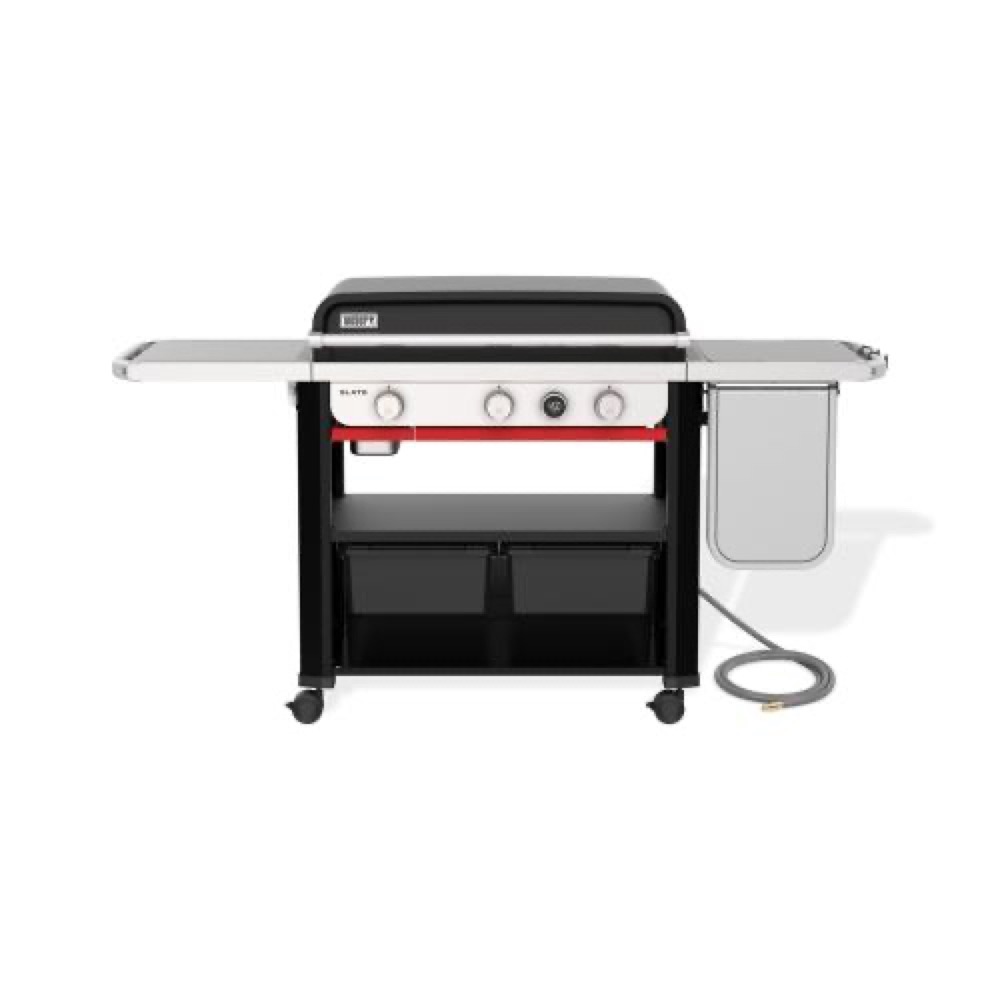 Weber Grills Slate 30 Inch Rust Resistant 3 Burner Freestanding Natural Gas Commercial Style Flat Top Griddle