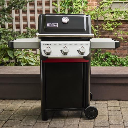 Weber Grills Spirit E 310 Freestanding 3 Burner Propane Gas Grill   Black