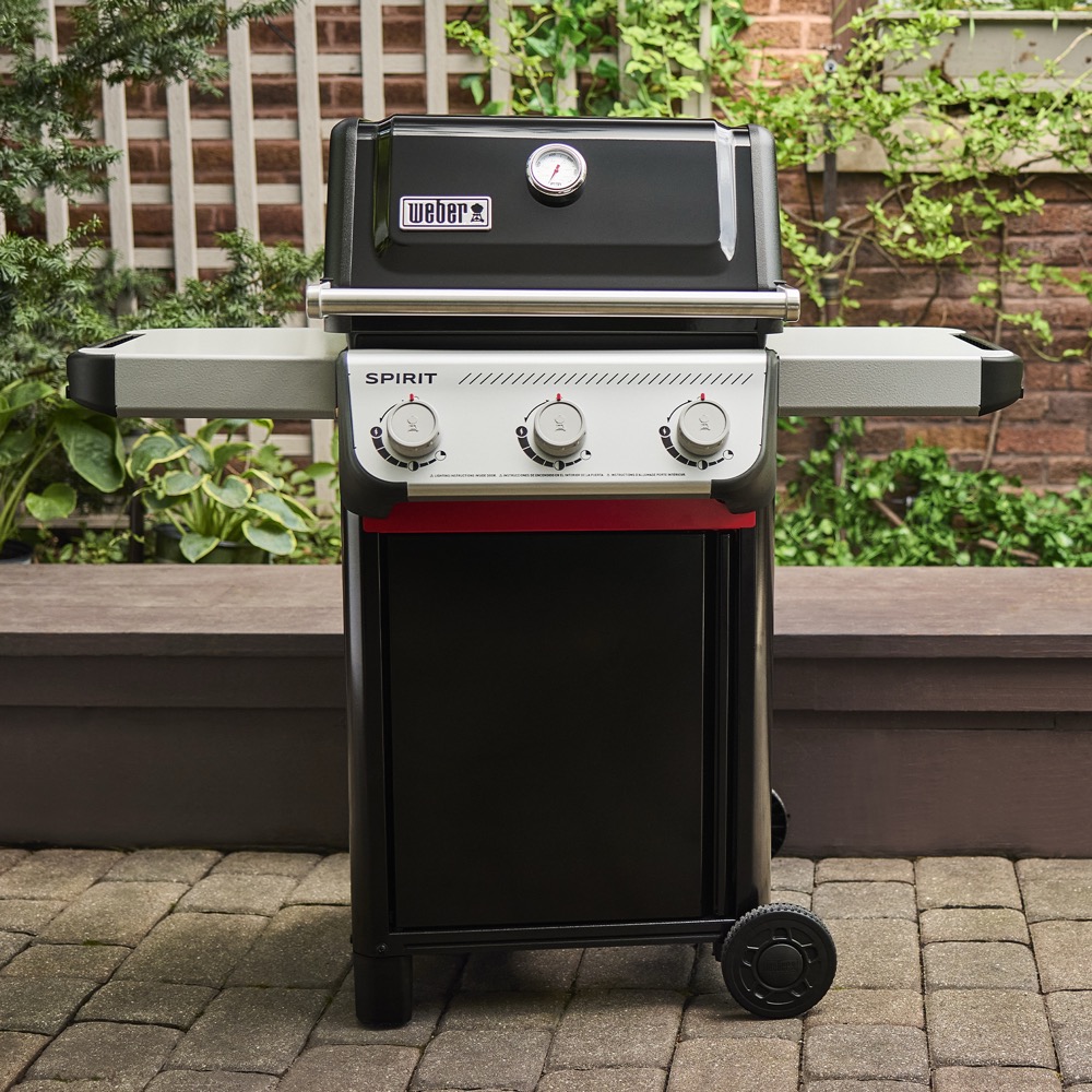 Weber Grills Spirit E 310 Freestanding 3 Burner Propane Gas Grill   Black