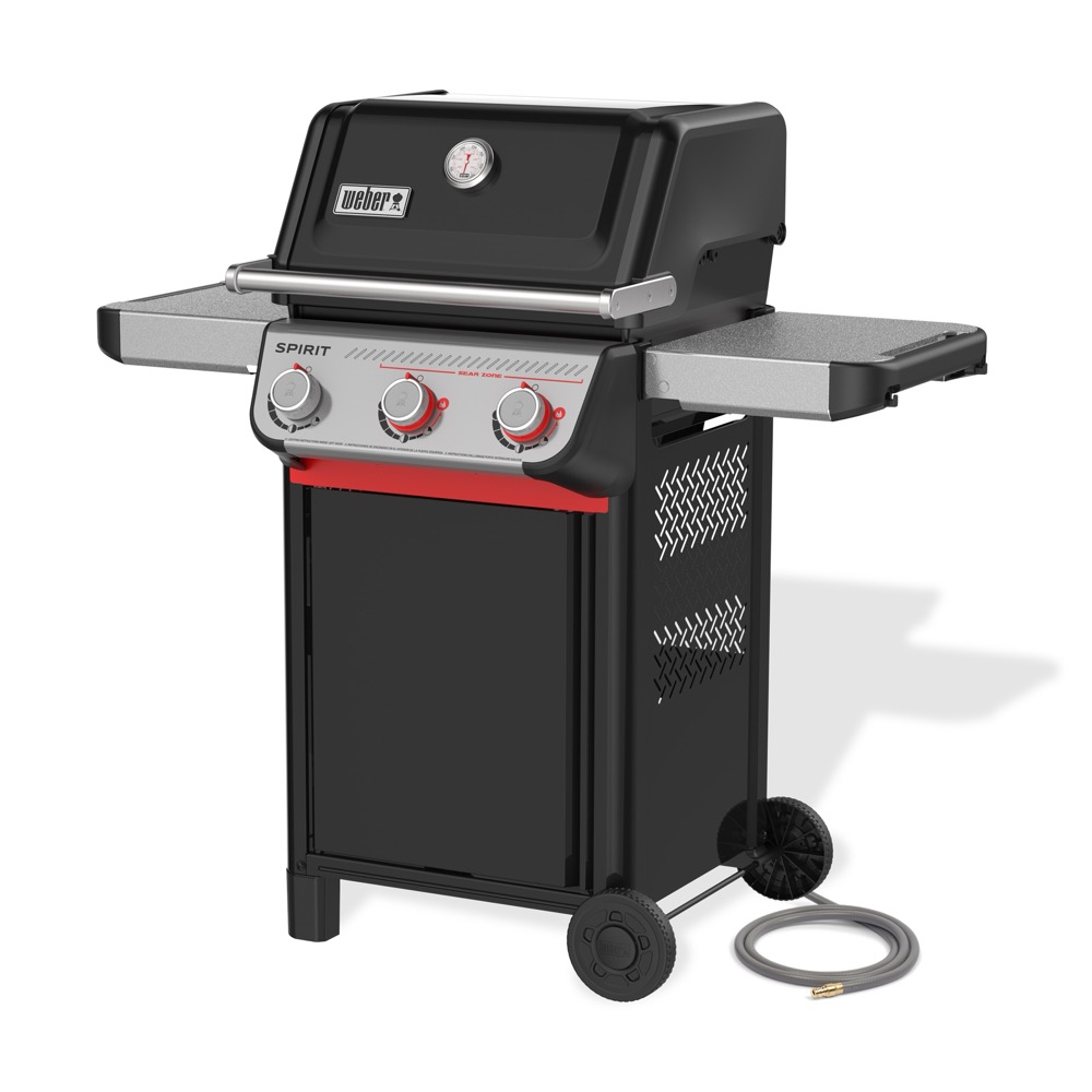 Weber Grills Spirit E 325 Freestanding 3 Burner Natural Gas Grill   Black