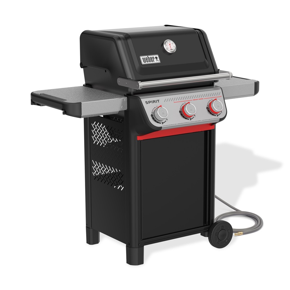 Weber Grills Spirit E 325 Freestanding 3 Burner Natural Gas Grill   Black