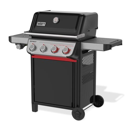 Weber Grills Spirit E 435 Freestanding 4 Burner Propane Gas Grill with Side Burner   Black