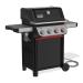 Weber Grills Spirit E 435 Freestanding 4 Burner Natural Gas Grill with Side Burner   Black