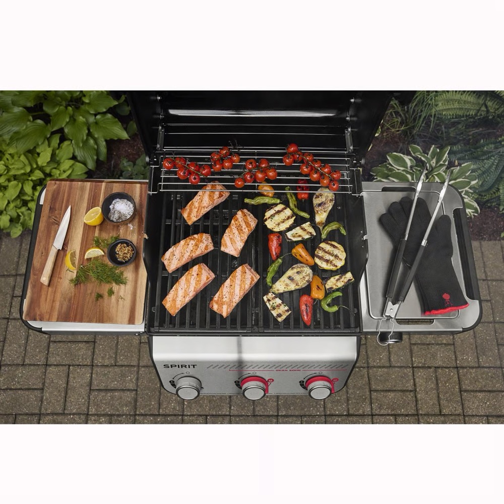 Weber Grills Spirit EP 325 Freestanding 3 Burner Natural Gas Grill   Black