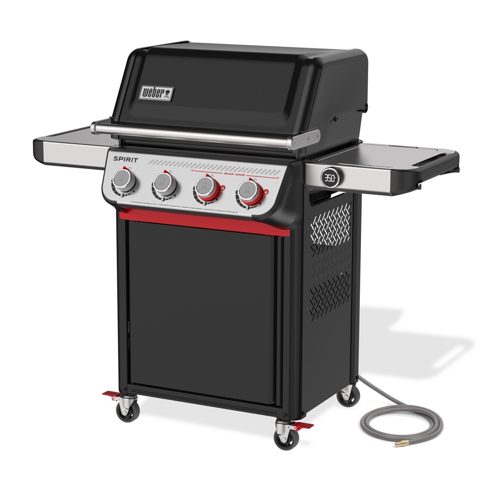 Weber Grills Spirit EP 425 Freestanding 4 Burner Natural Gas Grill   Black