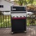 Weber Grills Spirit EP 425 Freestanding 4 Burner Natural Gas Grill   Black