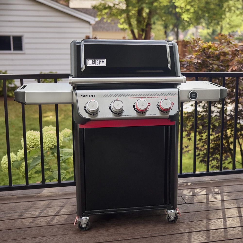 Weber Grills Spirit EP 425 Freestanding 4 Burner Natural Gas Grill   Black