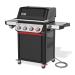 Weber Grills Spirit EP 435 Freestanding 4 Burner Natural Gas Grill with Side Burner   Black