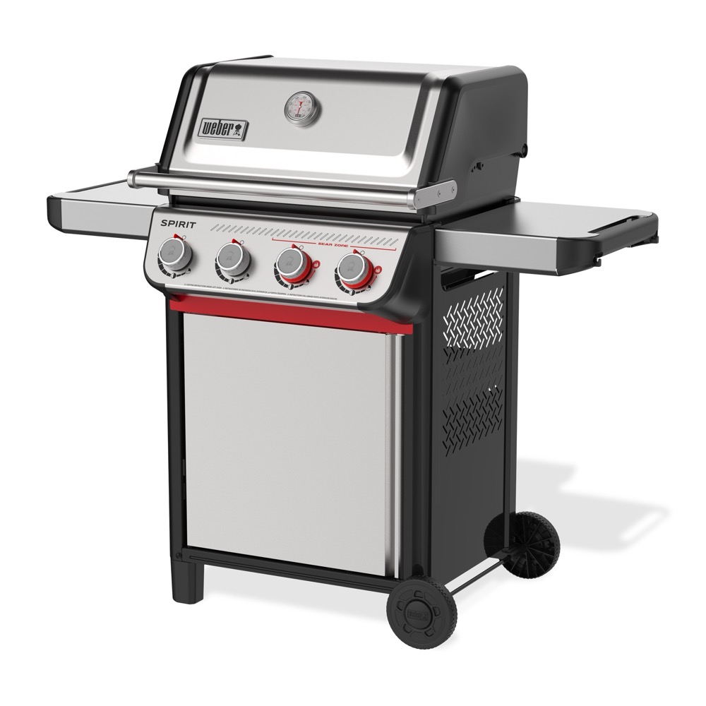 Weber Grills Spirit S 425 Freestanding 4 Burner Propane Gas Grill   Stainless Steel