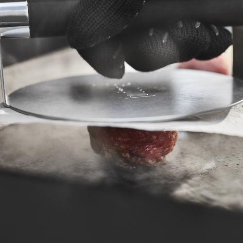 Weber Grills Stainless Steel Griddle Smashed Burger Press