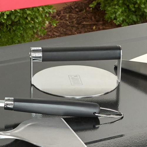 Weber Grills Stainless Steel Griddle Smashed Burger Press