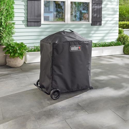 Weber Grills Premium Grill Cover for Weber Traveler Compact Portable Gas Grill