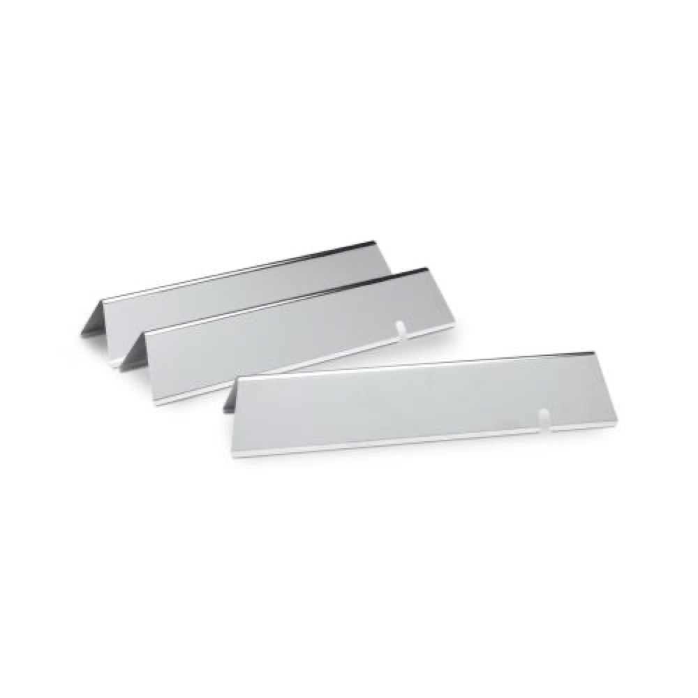 Weber Grills Stainless Steel Flame Tamer Flavorizer Bars for Spirit and Spirit II 200 series gas grills 2013 2024 model years   Set of 3