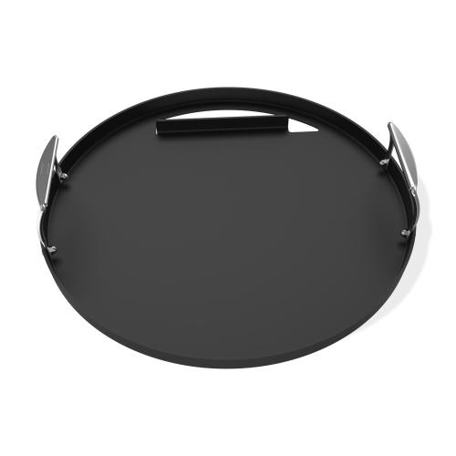 Weber Grills Rust Resistant 22 Inch Round Carbon Steel Griddle Insert for Charcoal Kettle Grills