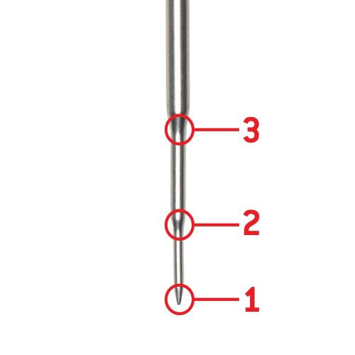 Weber Grills Premium Wired Food Probe Triple Sensor for Searwood Weber Smoque and Summit Smart Gas Grills