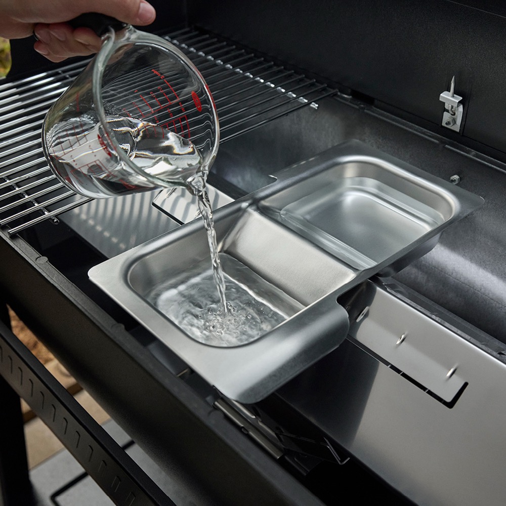 Weber Grills Stainless Steel Wet Smoke Pan for Searwood 600 and XL 600 Pellet Grills