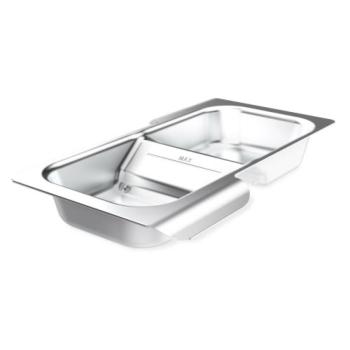 Weber Grills Stainless Steel Wet Smoke Pan for Searwood 600 and XL 600 Pellet Grills 3400250350