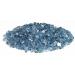 American Fire Glass Quarter Inch Pacific Blue Reflective Fire Glass   10 Pounds