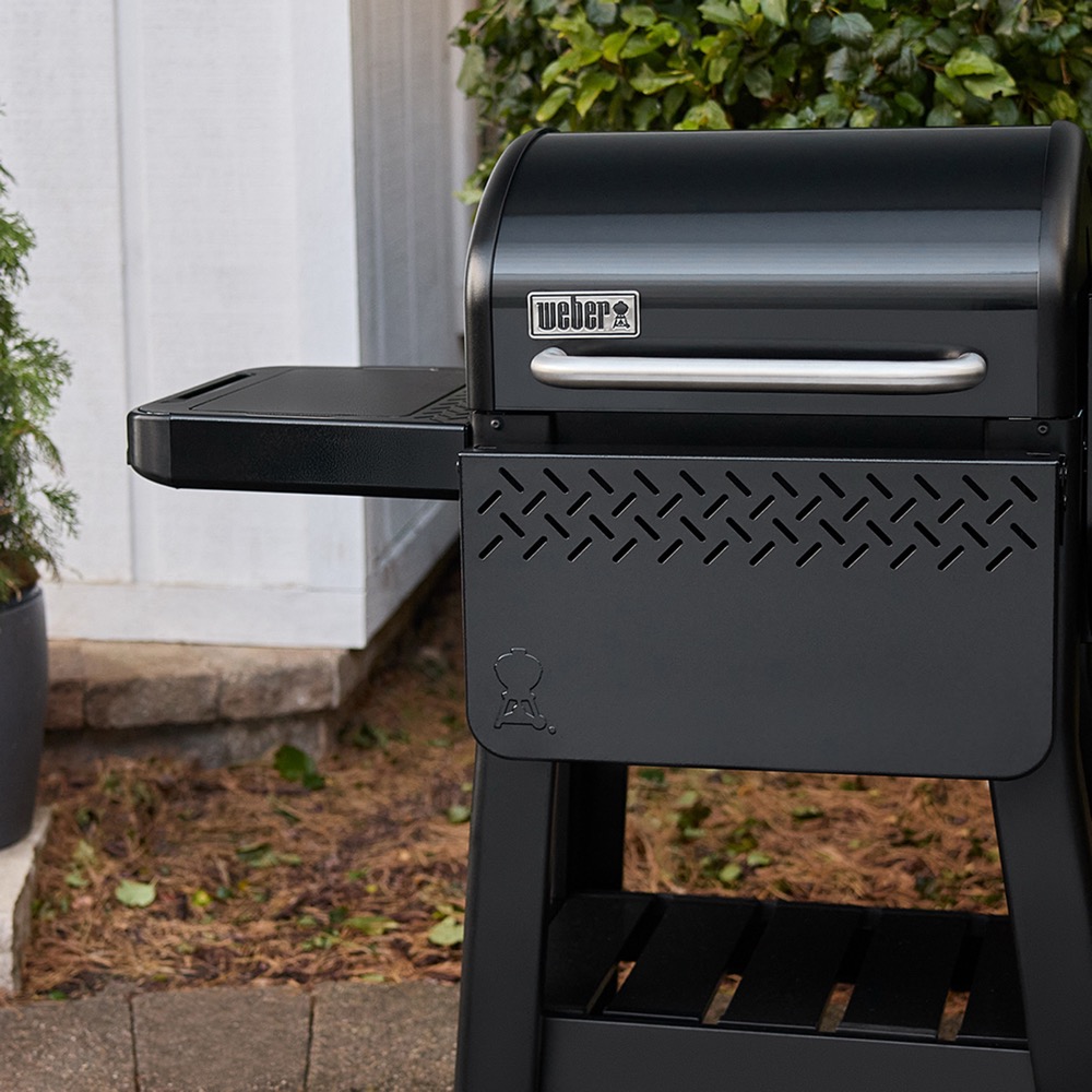 Weber Grills Steel Weber Works Side Table for Searwood and Weber Smoque Pellet Grills