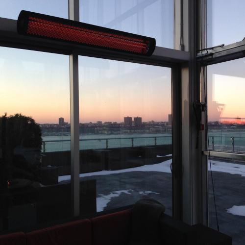 Bromic Heating Tungsten Smart Heat 56 Inch 3000W 208V Electric Patio Heater   Black