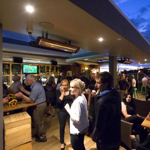 Bromic Heating Tungsten Smart Heat 56 Inch 3000W 208V Electric Patio Heater   Black