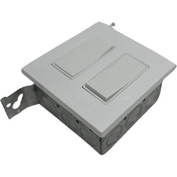 Bromic Heating Manual Dual 20 AMP Switch 120 277V Indoor Kit Side350