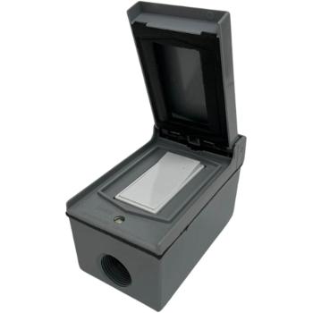 Bromic Heating Manual Single 20 AMP Switch 120 277V Outdoor Kit350