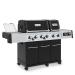 Broil King Regal Q 690 Pro IR 6 Burner Freestanding Propane Gas Grill with Rear Rotisserie Burner and Infrared Searing Side Burner