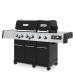 Broil King Regal Q 690 Pro IR 6 Burner Freestanding Propane Gas Grill with Rear Rotisserie Burner and Infrared Searing Side Burner