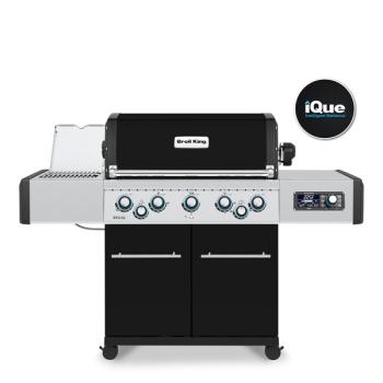 Broil King Regal Q 590 Pro IR 5 Burner Freestanding Propane Gas Grill with Rear Rotisserie Burner and Infrared Searing Side Burner 1350