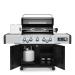 Broil King Regal Q 590 Pro IR 5 Burner Freestanding Propane Gas Grill with Rear Rotisserie Burner and Infrared Searing Side Burner